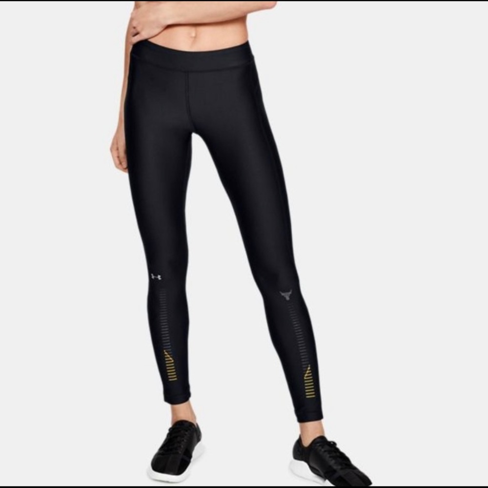 Project Rock Tonal Shine Print HeatGear Ankle Crop